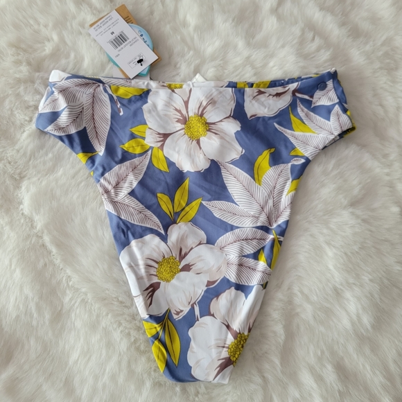 🐠VOLCOM VACAY BOUQUET RETRO BIKINI BOTTOM SIZE M - Picture 5 of 5